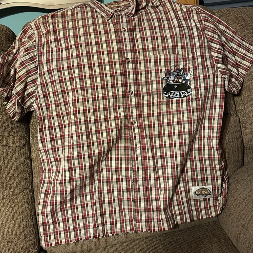 Multicolored Warner Bros. Tasmanian Devil & friends shirt -size medium.